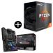  внутренний стандартный товар AMD Ryzen 5 5500 Wraith Spire Cooler CPU + MSI MPG B550 GAMING PLUS ATX материнская плата (AMD B550 набор микросхем установка ) комплект 