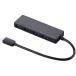 USBϥ ELECOM 쥳 U3HC-A429BBK USB Type-C³4ݡUSB3.1ϥ ֥å