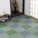 ikehiko* корпорация 1030880041702 плетеный ковер цветок .. ковровое покрытие ковер 2 татами .. рисунок город сосна рисунок [pi-a] голубой Danchima 2 татами ( примерно 170×170cm) производитель прямая поставка 