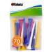 Tabata(tabata) Golf pra тонкий длинный чай 70mm пластик чай длинный чай Short 16 шт. входит GV1418 L