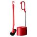  Япония k Lynn Tec Ka:z Clean туалет щетка &amp; подставка R красный ширина 9.5cm общая длина 46cm брать .. имеется кейс безграничный обратная сторона . достигать . рука 