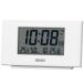  Seiko часы (Seiko Clock) класть часы белый жемчуг корпус размер :7.8×13.5×3.8cm глаз ... часы радиоволны цифровой Calle 