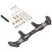  Tamiya (TAMIYA) Mini 4WD upgrade parts серии No.499 GP.499 HG карбоновый задний широкий крепление, опора 1.5mm 154