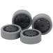  Tamiya (TAMIYA) Mini 4WD upgrade parts No.545 super X*XX твердый малого диаметра low высота шина (26mm* серый )&amp; машина 