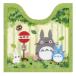 senko-(Senko) Tonari no Totoro . серп кама туалет коврик примерно 60×60cm зеленый антибактериальный дезодорация сделано в Японии герой 