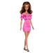  Barbie (Barbie) Barbie 65?fashoni старт розовый оборка платье?.... кукла * house 3 лет из розовый HRH15
