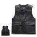  spring summer autumn winter original leather the best men's leather the best cow leather stylish gilet the best the best front opening choki for motorcycle the best commuting casual formal 