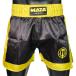 MAZA[ma The ] кикбоксинг шорты ( чёрный / Gold )| kickboxing shorts - black/gold