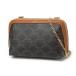  Celine CELINE сумка на плечо CLUTCH ON CHAIN TRIOMPHE CANVAS цепь имеется клатч Brown женский 10e38-2cbx-04lu