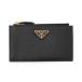  Prada PRADA футляр для карточек SAFFIANO TRIANGOLOf ковер men to кейс черный женский 1mc086-qhh-f0002