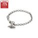 Vivienne Westwood Vivienne Westwood браслет NEW PETITE ORB BRACELET серебряный женский 