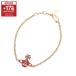  Vivienne Westwood Vivienne Westwood браслет SYLVANA BAS RELIEF ORB BRACELET Gold женский 