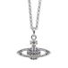  Vivienne Westwood Vivienne Westwood колье MAN. MINI BAS RELIEF ORB PENDANT серебряный мужской женский 
