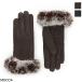 tentsuDENTS кожа перчатка WENDY HAIRSHEEP перчатки женский 7-5018-mocca[ кошка pohs соответствует (1 пункт до )]