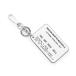  mezzo n Margiela Maison Margiela кольцо для ключей KEYRING CARD карта держатель имеется цепочка для ключей черный мужской sa1vl0053-p8831-t8013