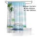  shower curtain bus curtain vinyl curtain mold proofing waterproof bathroom bus room bath unit bath thick curtain 80*180cm 200*180cm