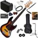 Fender крыло MIJ Junior Collection Jazz Bass/3CS/PF электрический бас начинающий комплект Mini усилитель . входить .. легкий 13 позиций комплект 