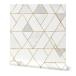 Peel & Stick Wallpaper 6ft x 2ft   Mod, Triangles, White, Geomet ¹͢