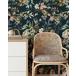 Coloritto Dark Floral Blossoms Wallpaper | Removable Self Adhesi ¹͢