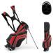 ULTIMATE Golf Stand Bag, 6 Way Top Dividers Golf Bag w/Pockets & ¹͢