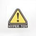 HYPER TOY 4cm чёрный предостережение стикер предостережение этикетка шлем трехколесный велосипед велосипед 