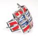Cover horn Embellisher red/blue for Lambretta seres.1 series.2 красный основа Lambretta 1 type 2 type более раннего периода 