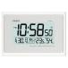  Casio electro-magnetic wave clock wall wall clock digital wall clock stylish white (CL15JU46) date day of the week calendar temperature hygrometer attaching CASIO easily viewable large type liquid crystal radio wave wall clock 