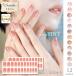 [ одного цвета 2 шт. комплект ] гель наклейки на ногти наклейки на ногти офис ногти лечение лечение модель foot OK одноцветный простой градация .... официальный [nu1600]