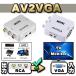 【万能コンバータ】 AV【PC/DVD】から VGA【TV/モニター】へ出力する為の変換コンバータ コネクタ 【AV2VGA】