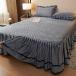  подзор 2 пункт подушка покрытие с хлопком стеганое полотно сверху товар толщина .. серия гонки покрывало осень-зима Северная Европа способ теплый оборка мягкость двойной King матрац покрытие 