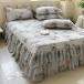 подзор цветочный принт покрывал bed простыня симпатичный весна * лето * осень * зима 4 сезон для Princess способ . sama способ долговечность оборка через год постельные принадлежности цветочный принт .. добрый 