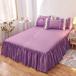  подзор одноцветный покрывал bed простыня одиночный товар симпатичный покрывало двойной одиночный симпатичный матрац покрытие мягкий Princess способ . sama способ 