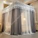  небо крышка занавески Princess bed Canopy противомоскитная сетка 2in1 пыленепроницаемый . способ . занавес bed занавески 