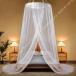  противомоскитная сетка bed для большой белый bed Canopy небо крышка противомоскитная сетка круглый противомоскитная сетка небо крышка занавески для взрослых подвешивание ниже противомоскитная сетка купол Princess Canopy часть магазин. оборудование орнамент подвешивание ниже модель 