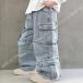  Kids длинные брюки брюки-карго девочка мужчина длинные брюки Denim Junior casual одноцветный вентиляция удобный G хлеб ткань to резина Dance одежда 