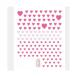 TSUMEKIRA( ушко kila) наклейки на ногти es MEGU NAIL производить MEGU Heart PINK* розовый ES-MGN-011 наложенный платеж не возможно / включение в покупку не возможно 