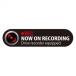  регистратор пути (drive recorder) стикер стикер модель NOW ON RECORDING W138×H33mm CS-M наложенный платеж не возможно / включение в покупку не возможно 
