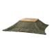  kotatsu futon kotatsu . futon width 190× depth 190cm square khaki kotatsu body optional living dining interior miscellaneous goods 