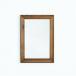 L type frame wall зеркало (580×830mm) ( Anne teak brown ) натуральное дерево Северная Европа способ сделано в Японии зеркало зеркало ощущение роскоши туалетный столик все тело из дерева орнамент современный дерево рамка-оправа вход туалет...