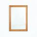 L type frame wall зеркало (730×1030mm)( мед Brown ) натуральное дерево Северная Европа способ сделано в Японии зеркало зеркало ощущение роскоши туалетный столик все тело из дерева орнамент современный дерево рамка-оправа вход туалет умывание...