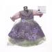 [ б/у немедленная уплата ]{DOL} Mini Super Dollfie( Mini Super Dollfie ) MSD/MDD фиолетовый . цветок платье комплект * Mini дизайнерский коллекция кукла костюм balk s(20230506)