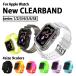  Apple watch band clear Apple Watch belt case cover transparent Impact-proof men's lady's stylish lovely Korea 38mm 40mm 42mm 44mm