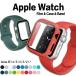  Apple часы частота в одном корпусе силикон Apple Watch ремень рама + тонировка стёкол пленкой в одном корпусе кейс симпатичный модный замена Корея 