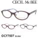 glitter by CECIL McBEEg Ritter bai Cecil McBee очки GCF7507 col.1/2/3 48mm 3color