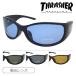 THRASHER Thrasher поляризованный свет солнцезащитные очки BRAVE 1038 col.BK-GNP/LBL/SMP/YLP 67mm ультрафиолетовые лучи UV cut Polarized 4color