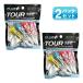 2�p�b�N�Z�b�g LITE TOUR TEE PLUS MID LAUNCH �c�A�[�e�B�[ �v���X �~�h�� �����` 73mm �g���₷�� ���S�� �~�b�h ��l�C�v���X�̌�p 2026�N