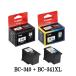 �����i�Z�b�g CANON �L���m�� FINE�J�[�g���b�W BC-340341XL �Z�b�gBC-340(�W���u���b�N) + BC-341XL(��e�ʃJ���[)