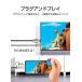�~���[�����O HDmI�ύX�P�[�u�� �~���[�L���X�g micro Type-C iPhone�R�l�N�^�[�t �X�g���[�~���O�[�� �e���r�ɃX�}�z�̉�ʂ��f���yPL�ی������ςݐ��i�E���S�z �֘A�摜3