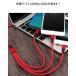 iPhone17�P�[�u�� USB Type-C 3in1 iPhone17 16 17Pro Air 17ProMax Android�p micro USB �}���[�d USB�P�[�u�� ���ϋv�i�C�����yPL�ی������ςݐ��i�E���S�z �֘A�摜4