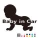 1000 иен ровно baby in машина BABY IN CAR разрезные наклейки младенец ..... / цвет также можно выбрать все 12 цвет ( разрезной /BABY)